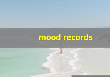 mood records